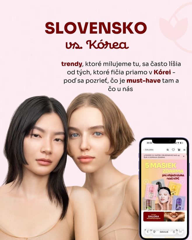 🇸🇰 Slovensko vs. Kórea – čo fičí v kozmetike a je naozaj populárne? 🇰🇷 Kórea: glass skin, masky, sérové bomby a rutiny,...